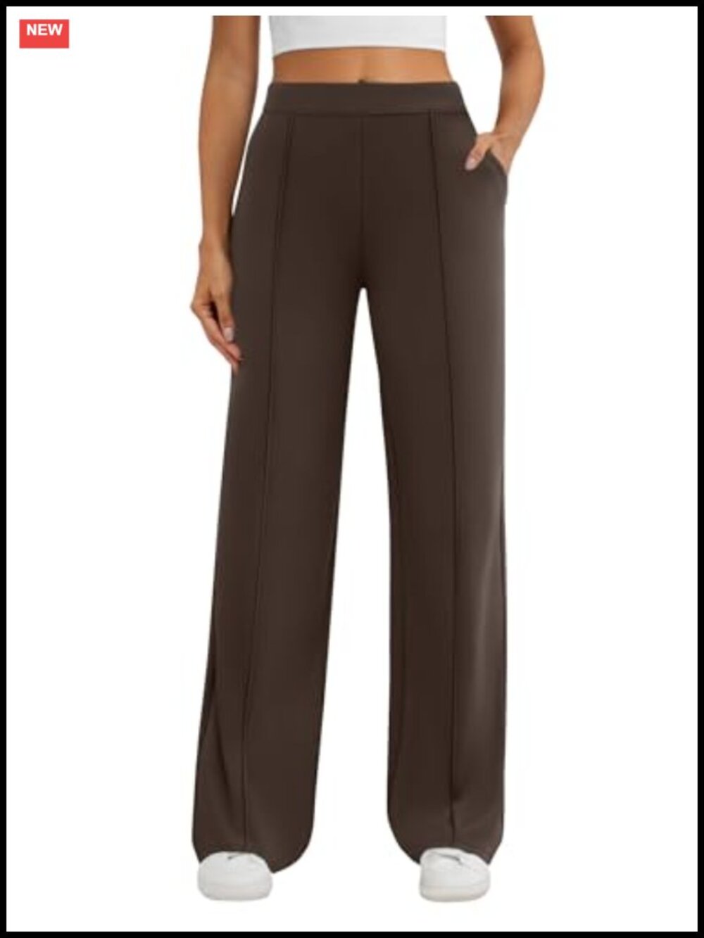 Women's Stretchy Wide Leg Work Pants Business Casual